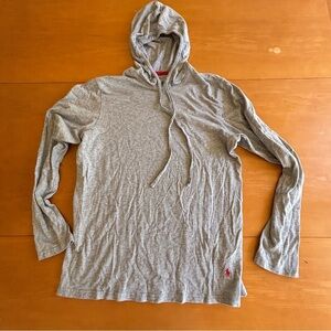 Polo Ralph Lauren S men’s silver grey hoodie hooded sweatshirt